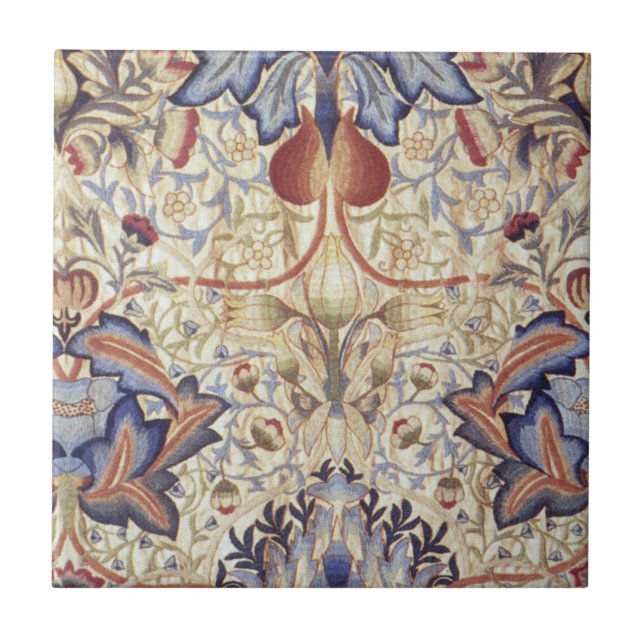 Acanthus (by William Morris) Tile (Front)