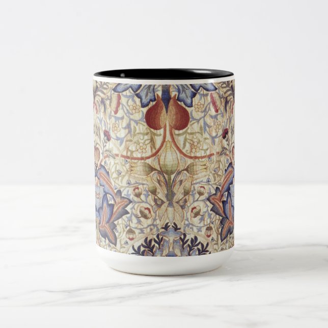 Acanthus (by William Morris) Two-Tone Coffee Mug (Center)
