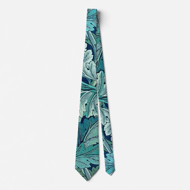 Acanthus Green, William Morris Tie (Front)