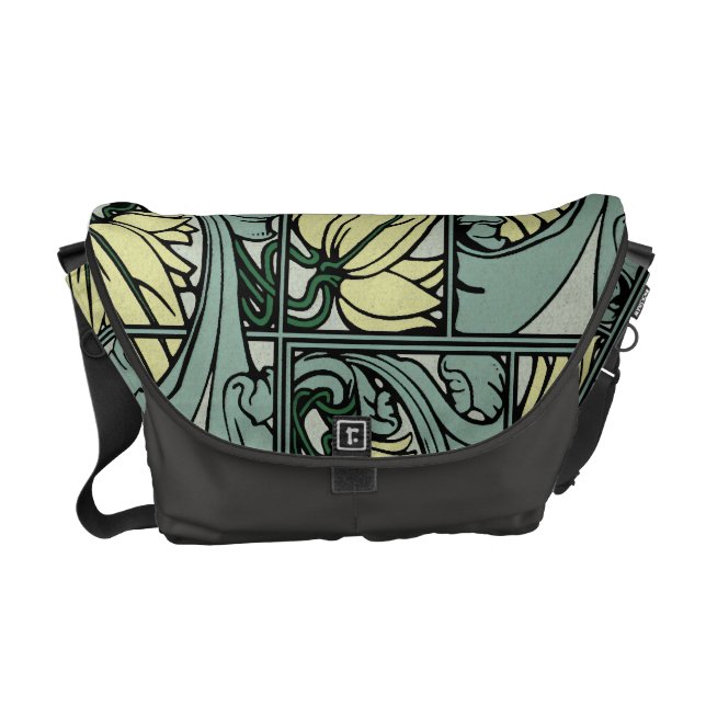 Acanthus Leaf, Vintage Look 2 Messenger Bag (Front)