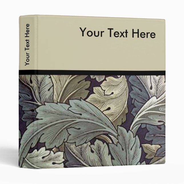 Acanthus Leaves Binder (Front/Spine)