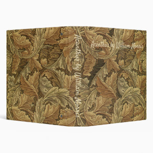 Acanthus Leaves by William Morris, Antique Textile Binder