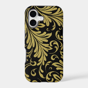 Acanthus Leaves Gold and Black