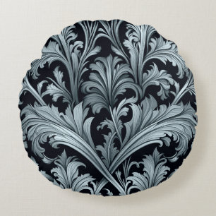 Acanthus Leaves Round Pillow