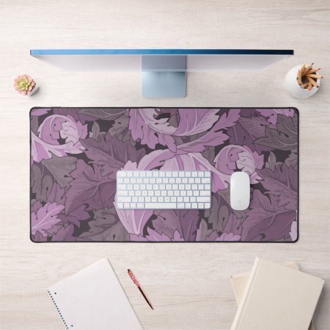 Acanthus Magenta, William Morris Desk Mat (Office 1)
