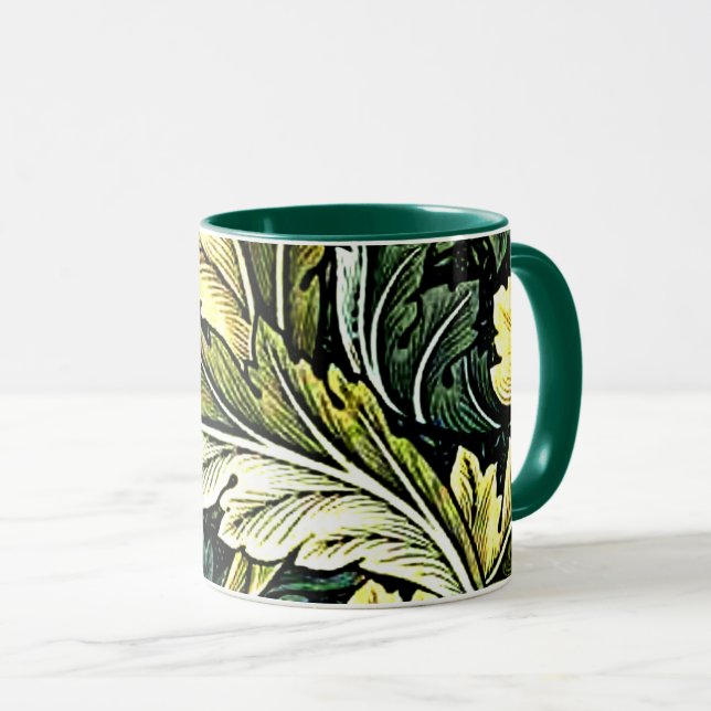 Acanthus, popular pattern by William Morris Mug (Front Right)