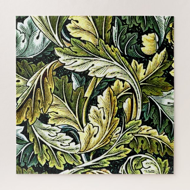 Acanthus, popular William Morris pattern Jigsaw Puzzle (Vertical)