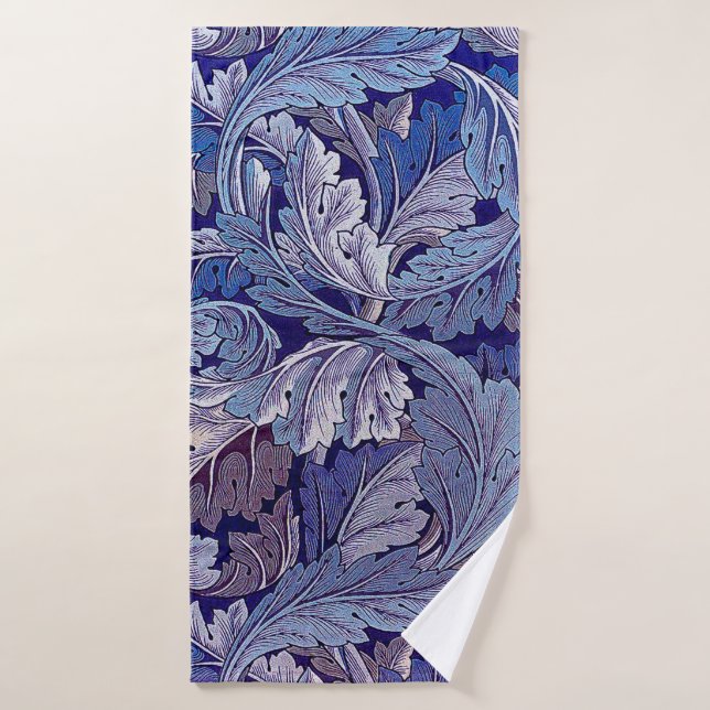 Acanthus Purple, William Morris (Serviette de bain)