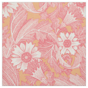 acanthus rose cantaloupe fabric