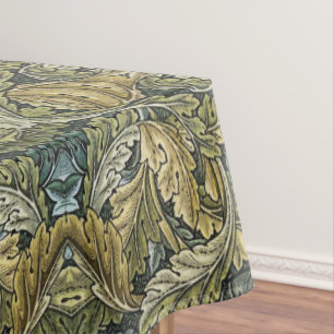 Acanthus Vintage Floral Pattern by William Morris Tablecloth