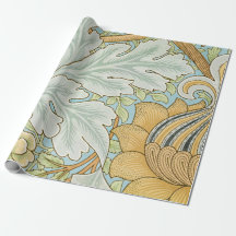 Acanthus: Vintage Floral Wrapping Paper
