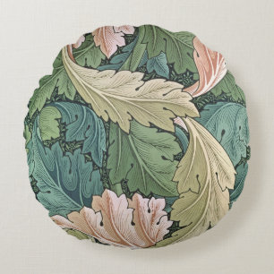 'Acanthus' wallpaper design, 1875 Round Pillow