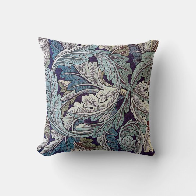 Acanthus, William Morris Throw Pillow (Front)