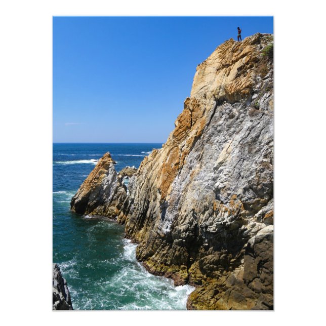 Acapulco Cliff Diver Photo Print (Front)