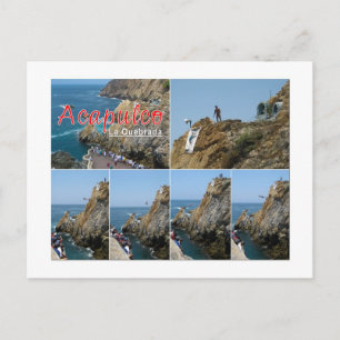 Acapulco - La Quebrada postcard