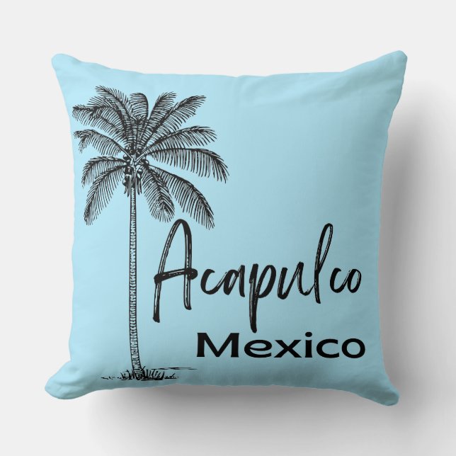 ACAPULCO MEXICO THROW PILLOW (Front)