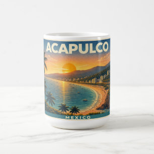 Acapulco Vintage Travel Poster Mug