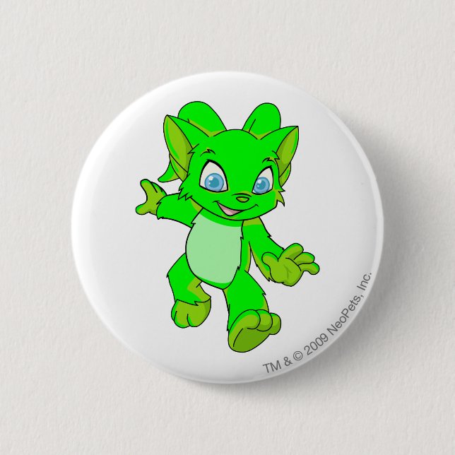 Acara Glowing 2 Inch Round Button (Front)