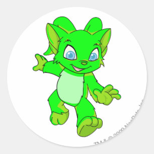 Acara Glowing Classic Round Sticker