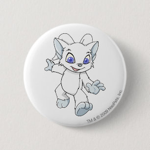 Acara White 2 Inch Round Button
