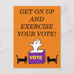 ACCÉDEZ Carte postale Exercice Votre vote Hallowee