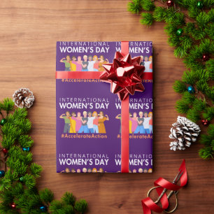 Accelerate Action International Women’s Day 2025 Wrapping Paper