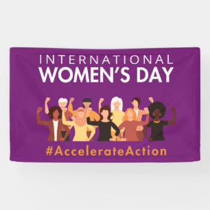 Accelerate Action International Women's Day 2025 Banner