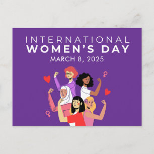 Accelerate Action International Women's Day 2025 Postcard
