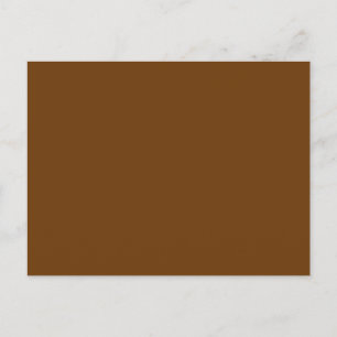 Accent Brown Background Colour You Can Customize Postcard