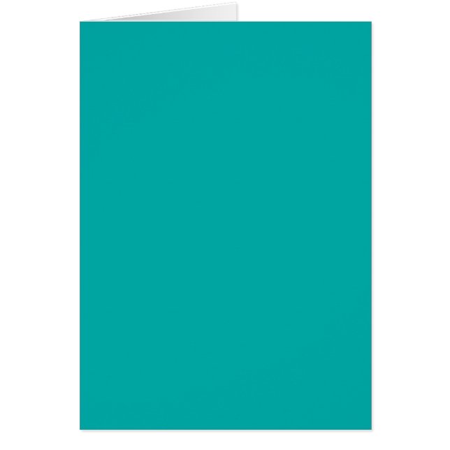 Accent couleur Peacock Turquoise Prêt à Customiser (Devant)