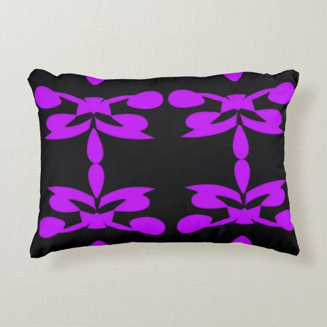 Accent de Coussin Humeur Violet (Devant)