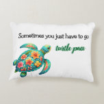 Accent Pillow<br><div class="desc">Double sided pillow with adorable turtles.</div>