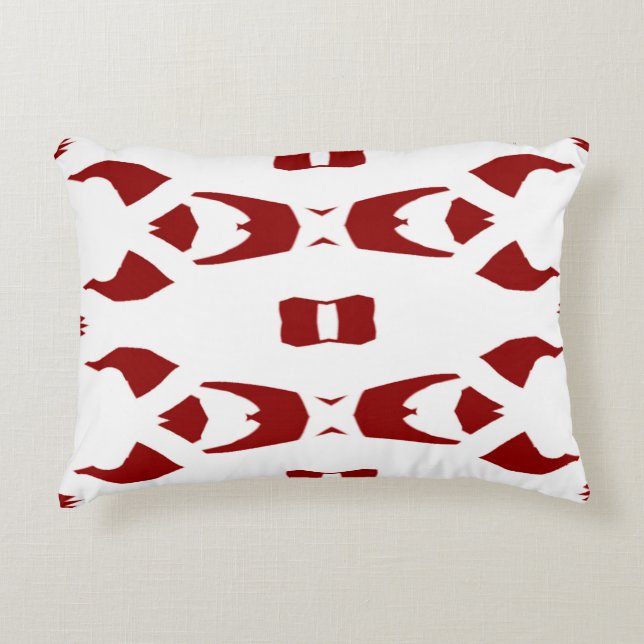 Accent Pillow, An elegant fabric pattern design  A Pillow (Front)