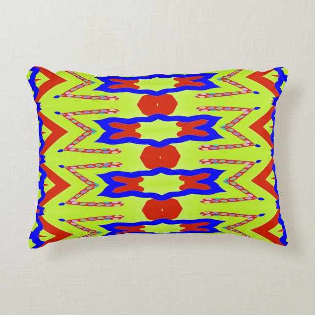 Accent Pillow, An elegant fabric pattern design  A Pillow (Front)