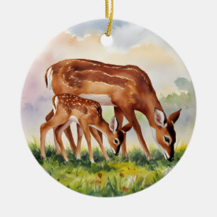 Accent Pillow Ceramic Ornament