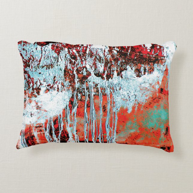 Accent Pillow – Corrosion Pulse (Back)