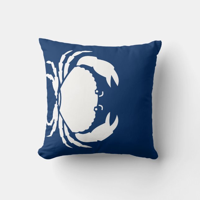 Accent Pillow-Crab Throw Pillow (Front)