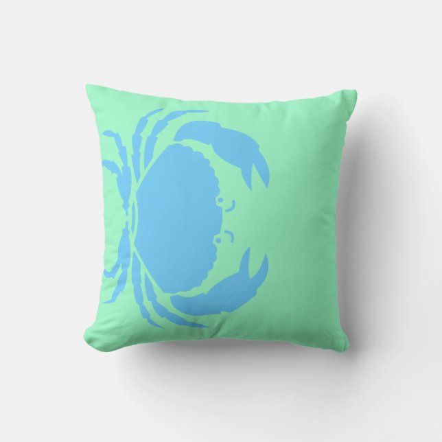 Accent Pillow-Crab Throw Pillow (Front)