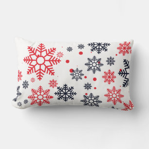 Accent Pillow-Holiday Snowflakes Lumbar Pillow