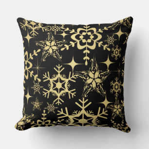 Accent Pillow-Holiday Snowflakes Throw Pillow