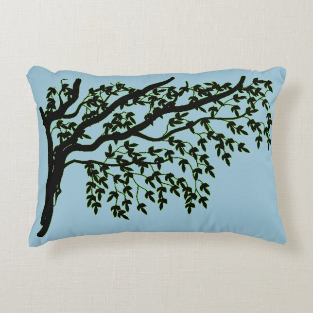 Accent Pillow - Leafy Branches (Front)