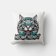 Accent Pillow (MEOWCHEMIST Double-Sided)