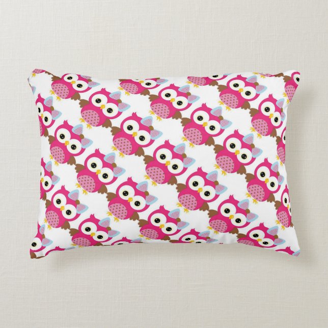 Accent Pillow/Owls Accent Pillow (Front)
