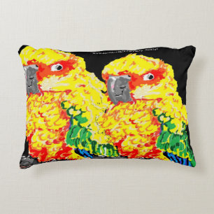 Accent Pillow : Parrot's