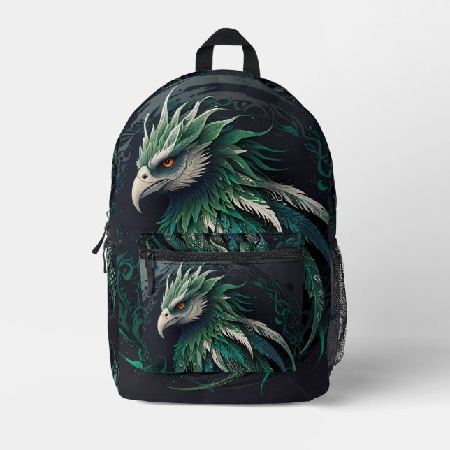 Accent Pillow Printed Backpack (Front)
