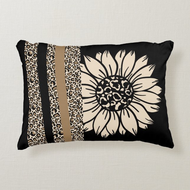 Accent Pillow Sunflower Safari  (Front)