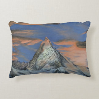 Accent Pillow - "The Matterhorn At Sunset"