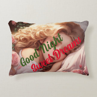 Accent PillowAccent Pillow,good night sweet dreams Accent Pillow