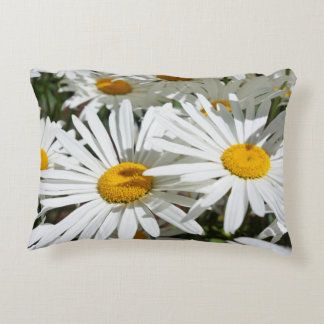 Accent Pillows custom White Daisy Flowers floral