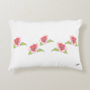 Accent Pillows  : Exotic Flowers